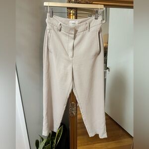 Wilfred Cream High-Waisted Pants